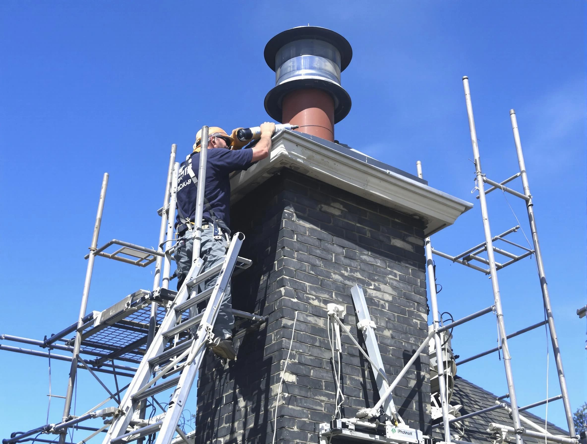 Sturdy chimney crown finished by Villa Rica Chimney Sweep in Villa Rica, GA
