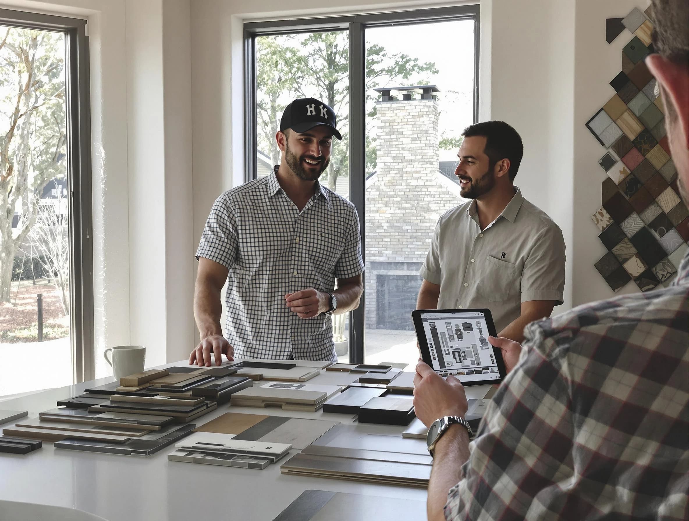 Villa Rica Chimney Sweep remodeling a chimney and fireplace in Villa Rica, GA