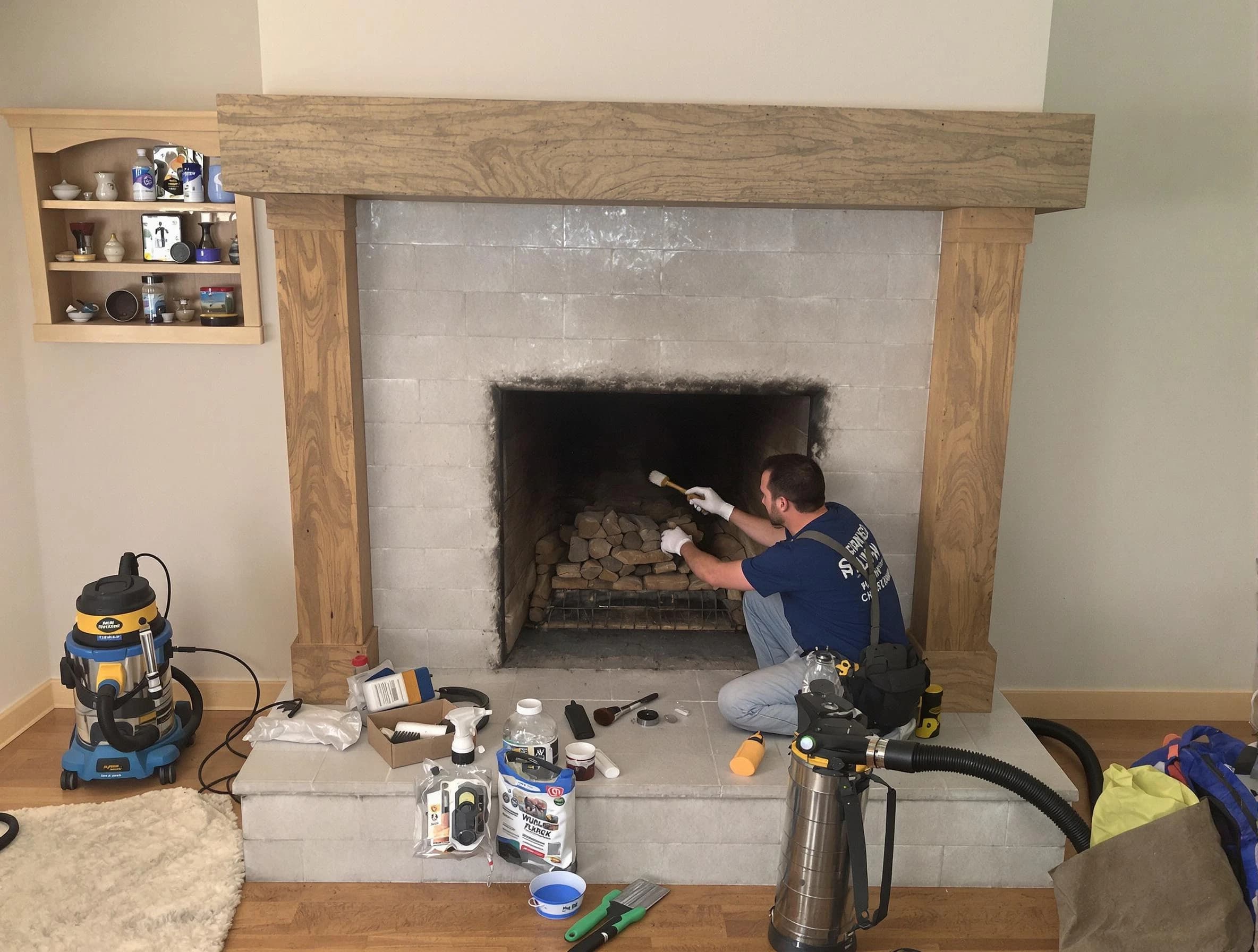 Detailed creosote removal process by Villa Rica Chimney Sweep in Villa Rica, GA