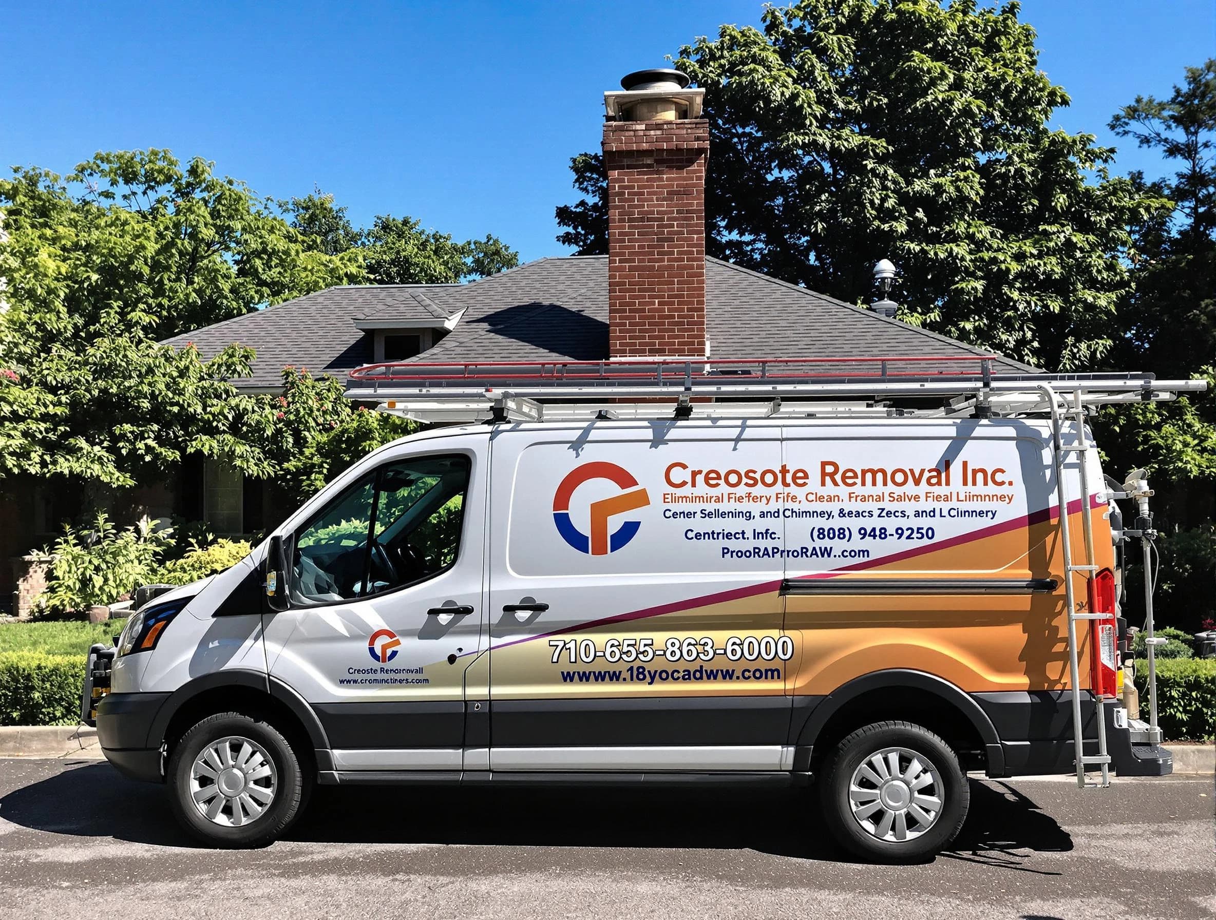 Villa Rica Chimney Sweep technician removing creosote safely in Villa Rica, GA