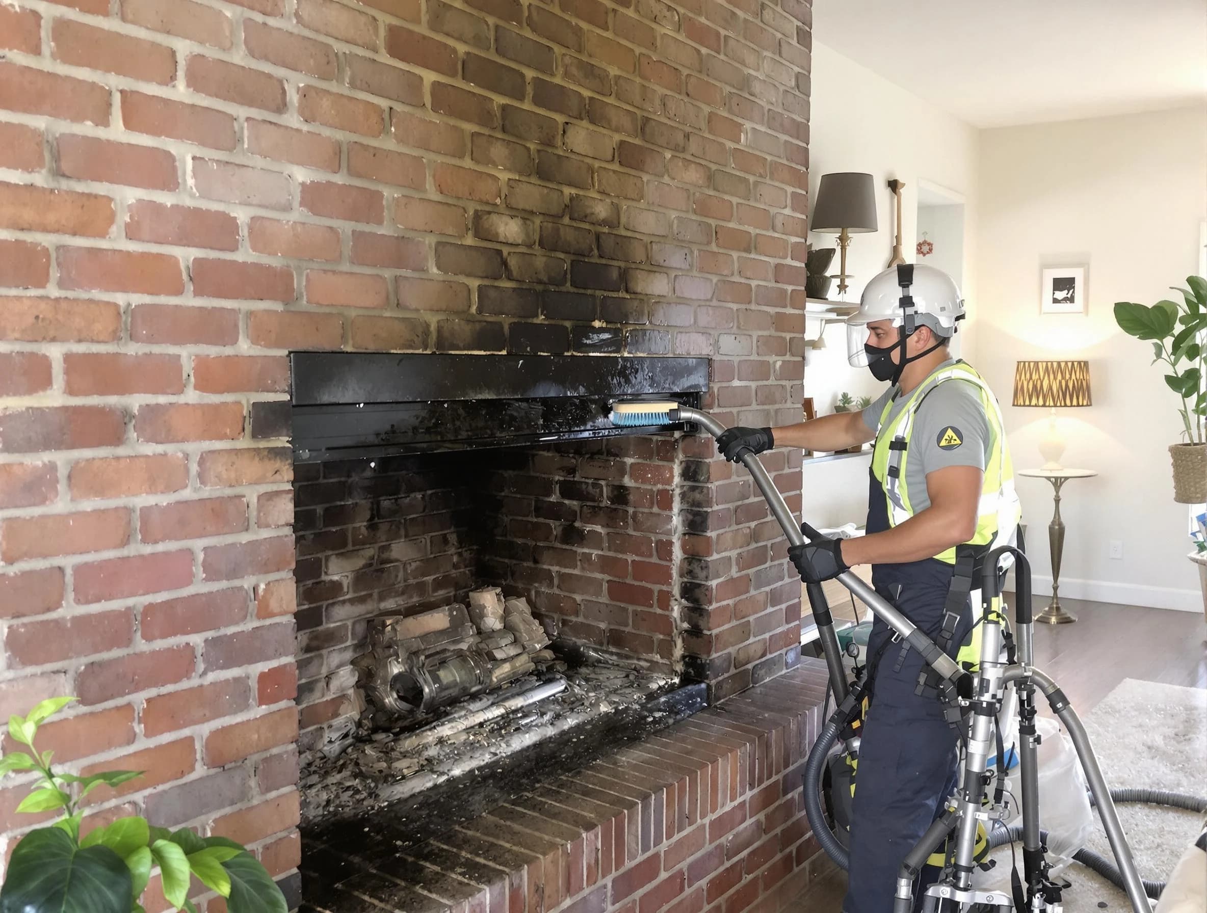 Villa Rica Chimney Sweep providing fireplace cleaning services in Villa Rica, GA