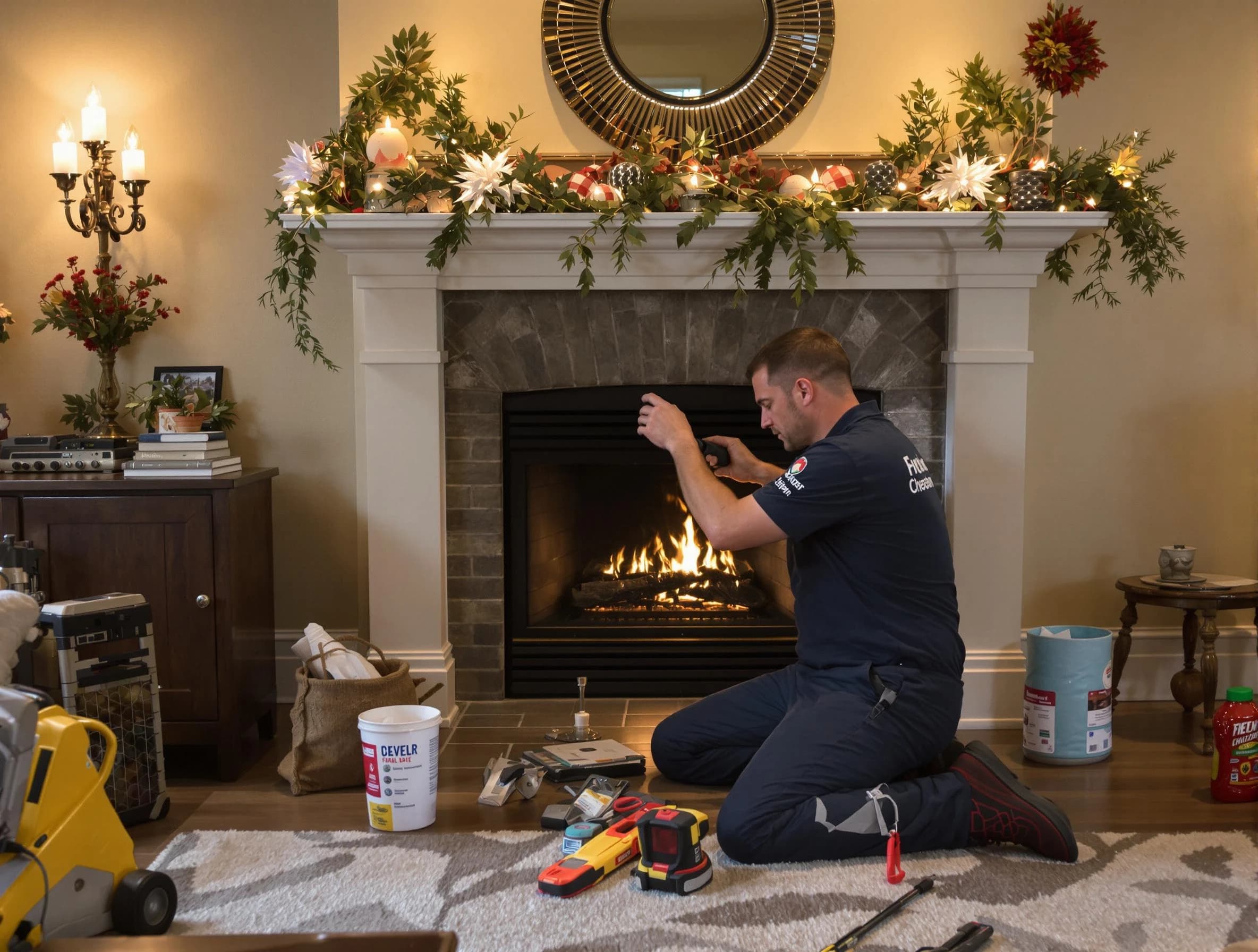 Villa Rica Chimney Sweep offering fireplace maintenance services in Villa Rica, GA