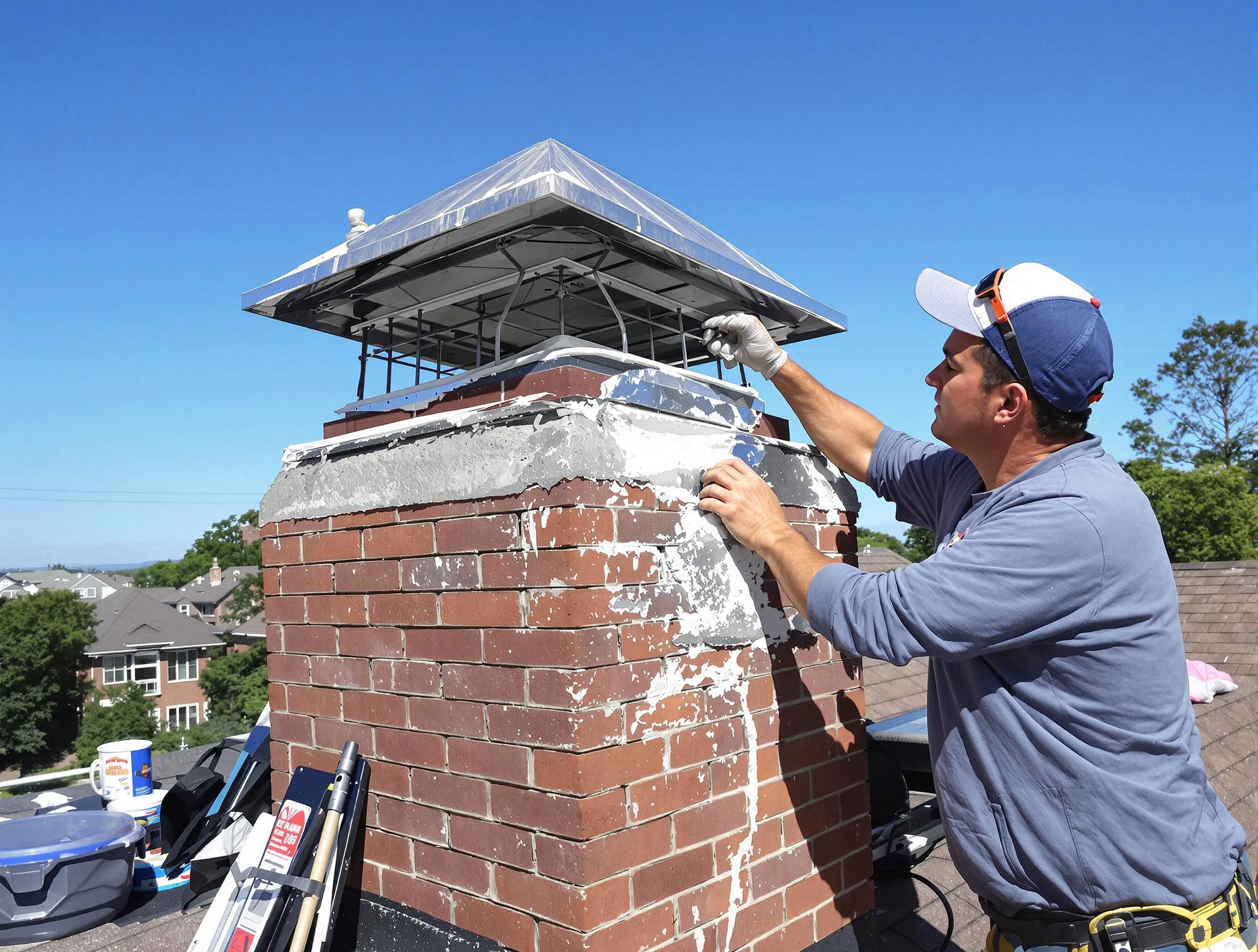 Chimney Crown Services service in Villa Rica, GA