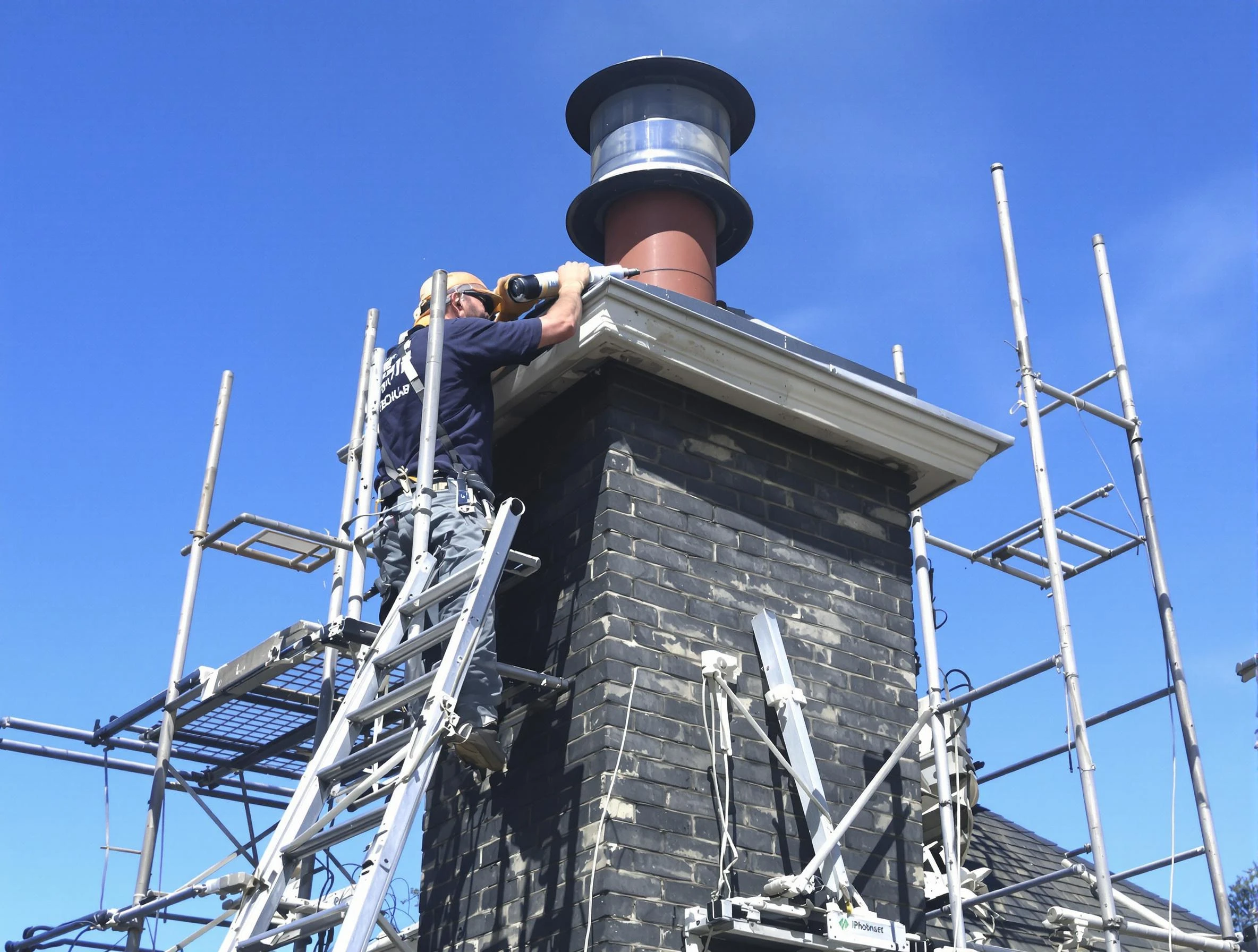 Sturdy chimney crown finished by Villa Rica Chimney Sweep in Villa Rica, GA