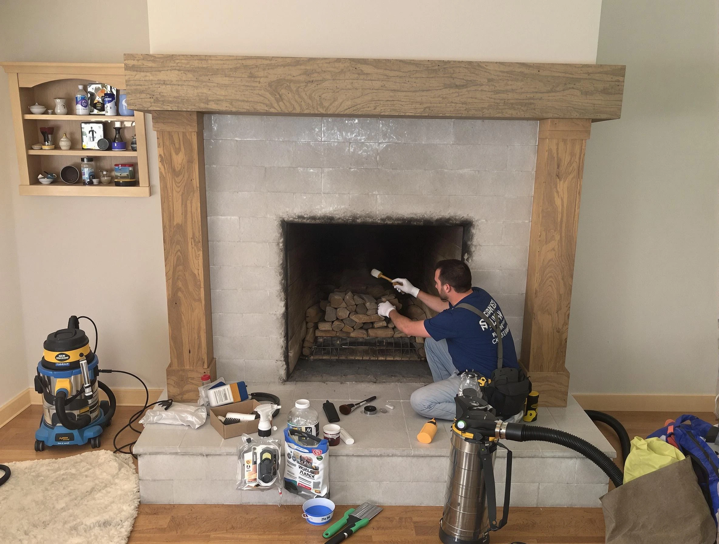 Detailed creosote removal process by Villa Rica Chimney Sweep in Villa Rica, GA